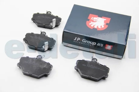 Гальмівні колодки пер. Smart 0.6/0.7/1.0 i/0.8 CDI JP GROUP 6163600110