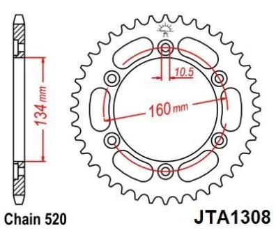 Зірка MOTO JT MOTO 110-461-45