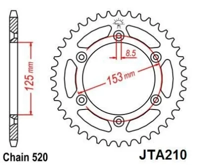 Звезда MOTO JT MOTO 110-466-49