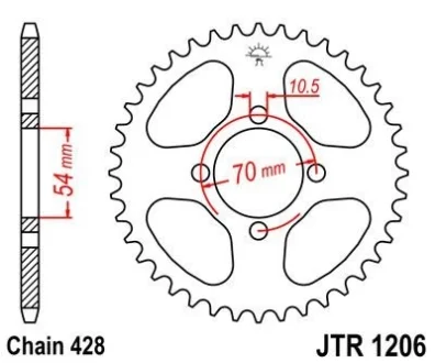 Звезда MOTO JT MOTO 111-347-42