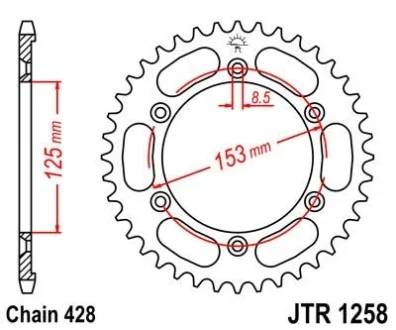 Звезда MOTO JT MOTO 111-365-54