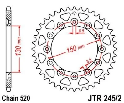 Звезда MOTO JT MOTO 111-463-50