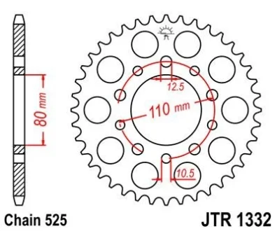 Звезда MOTO JT MOTO 111-552-42