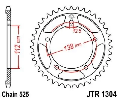 Звезда MOTO JT MOTO 111-554-45