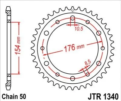 Звезда MOTO JT MOTO 111-673-43 (фото 1)