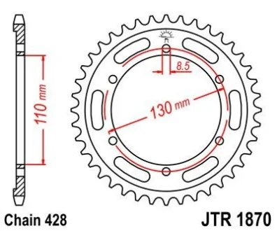Зірка MOTO JT MOTO 112-374-44