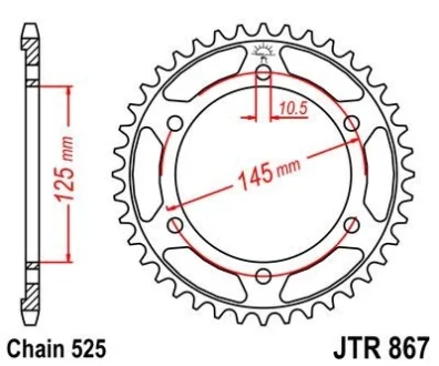 Звезда MOTO JT MOTO 112-566-43