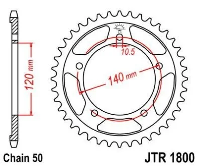 Зірка MOTO JT MOTO 113-652-44