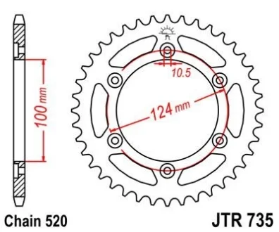 Зірка MOTO JT MOTO 115-461-41