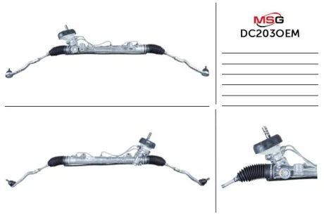 Рульова рейка з ГПК нова Renault Dokker 12-21, Renault Logan 13-, Dacia Logan 12-22 JTEKT DC203OEM