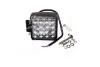 Фара LED квадратная 48W, 16 ламп, 110*110мм, 3300Lm широкий луч 12/24V 6000K (LITLEDA,) JUBANA 453701052 (фото 1)