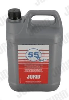JURID 4.9л DOT-4 Synthetic гальмівна рідина SAE 1350 Jurid 151774J