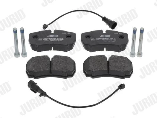JURID - Гальмівні колодки до дисків Jurid 2912309561 (фото 1)