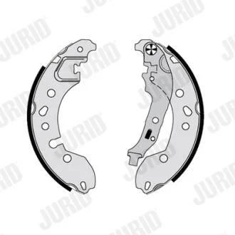 JURID RENAULT гальм. колодки задн. TWINGO II 1.2 16V 07-14, TWINGO II 1.5 dCi 90 10-, SMART FORTWO 1.0 14- Jurid 362630J