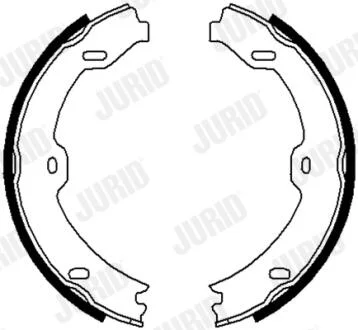 JURID DB колодки стоянкового гальма W211/220 Jurid 362650J
