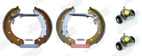 JURID CITROEN KIT EVO Р/к заднього гальма (колодки+2цил.+установ. к-т) BERLINGO / BERLINGO FIRST 1.4 96-08 Jurid 381375J