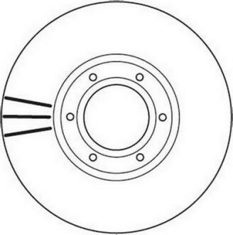 Диск гальмівний Jurid 562105JC