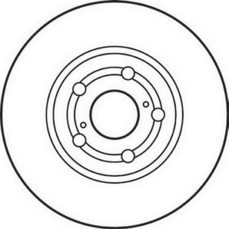 TOYOTA диск гальмівний передній AVENSIS 97- Jurid 562125JC (фото 1)