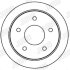 NISSAN диск гальмівний задн. Almera 00-05, Primera (P12) 01- Jurid 562264JC (фото 2)
