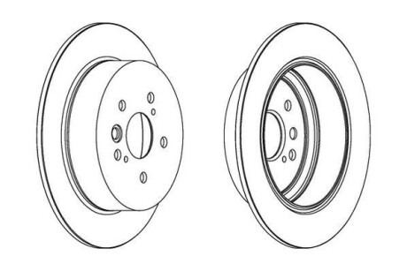 Диск гальмівний Jurid 562288JC