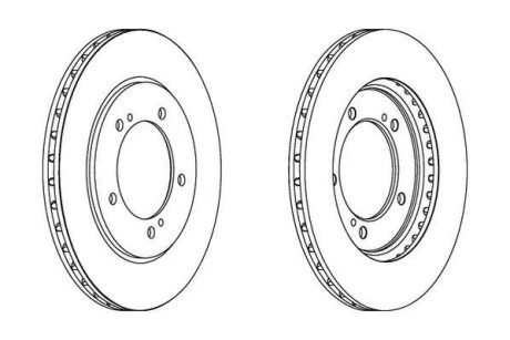 Диск гальмівний Jurid 562445JC