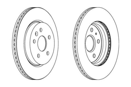 Диск гальмівний Jurid 562463JC