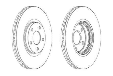 Диск гальмівний Jurid 562465JC