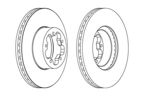 Диск гальмівний Jurid 562541JC