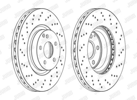 Диск гальмівний Jurid 562567JC-1