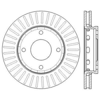 Диск гальмівний Jurid 562575JC
