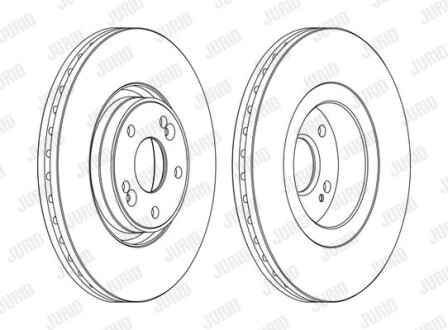 Диск гальмівний Jurid 562593JC-1