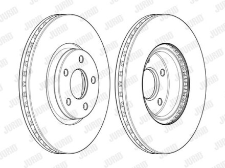 Диск гальмівний Jurid 562624JC-1