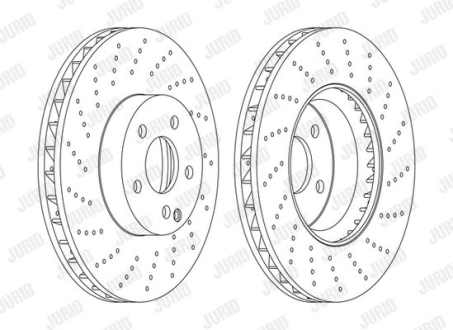 Диск гальмівний Jurid 562634JC-1 (фото 1)