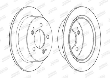 Диск гальмівний Jurid 562775JC