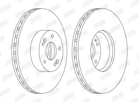 Диск гальмівний Jurid 562778JC-1