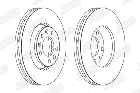 Диск гальмівний Jurid 562839JC