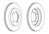 SUZUKI диск гальмівний передн.Vitara -98 Jurid 562906JC (фото 1)