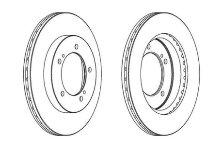 SUZUKI диск гальмівний передн.Vitara -98 Jurid 562906JC