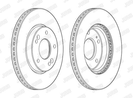 Диск гальмівний Jurid 562986JC