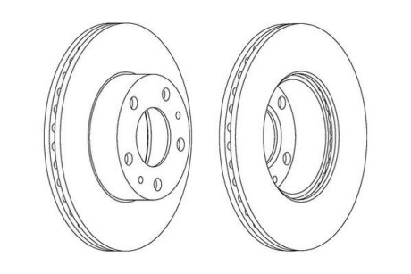 Диск гальмівний Jurid 563018J