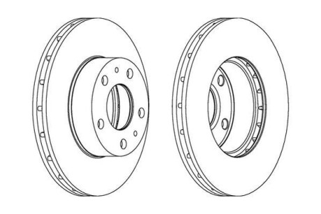 Диск гальмівний Jurid 563026J