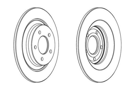 Диск гальмівний Jurid 563038JC