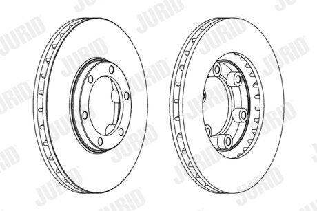 Диск гальмівний Jurid 563072JC