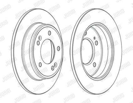 Диск гальмівний Jurid 563110JC