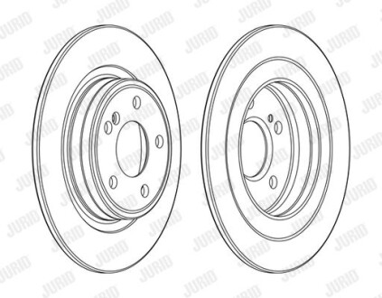Диск гальмівний Jurid 563140JC