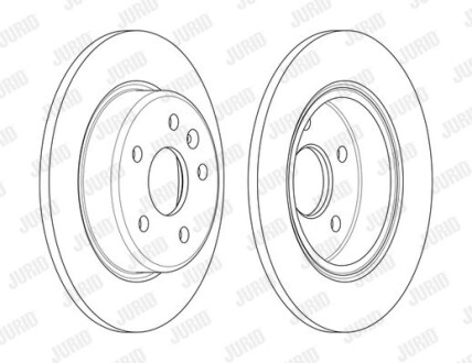 Диск гальмівний Jurid 563143JC