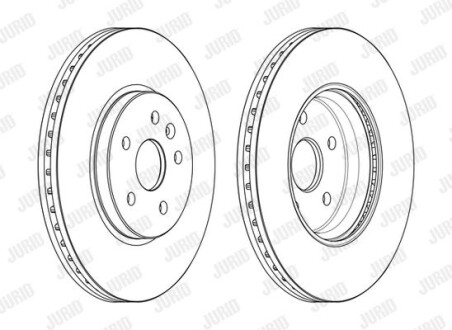 Диск гальмівний Jurid 563145JC
