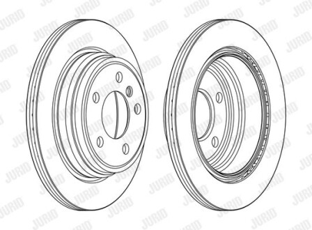 Диск гальмівний Jurid 563153JC