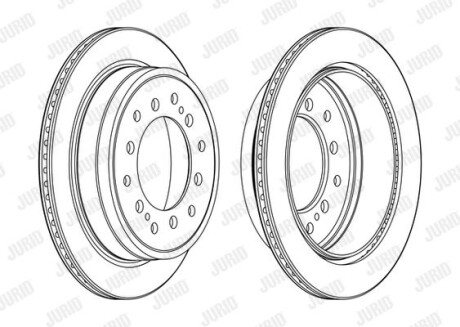 Диск гальмівний Jurid 563157JC
