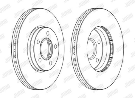 Диск гальмівний Jurid 563160JC